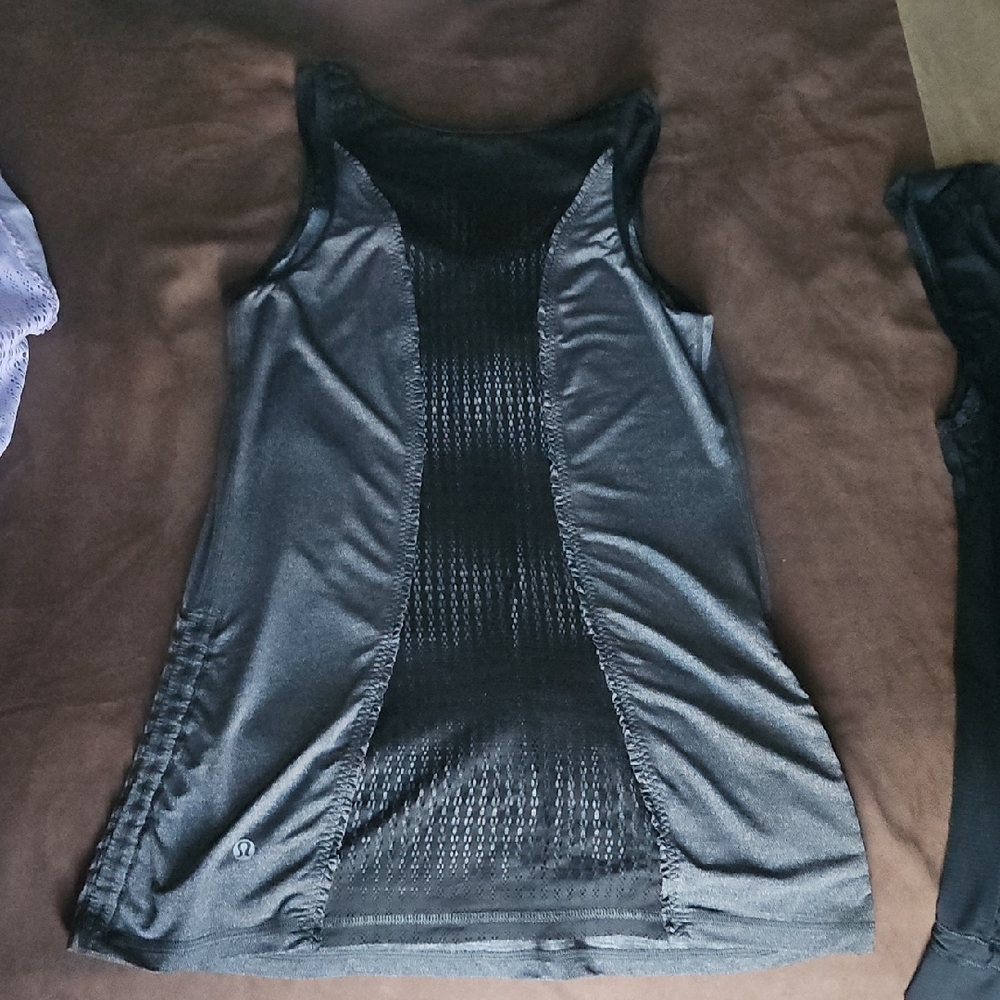 Lululemon Athletica Tank Tops - Lavender, Gray, and Black - Picture 5 of 12